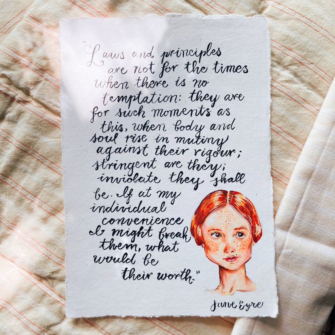 Jane Eyre Illustration - Etsy