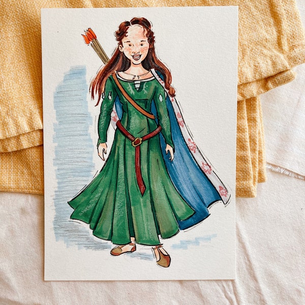 Susan Pevensie illustration, the chronicles of Narnia art, the lion the witch and the wardrobe painting