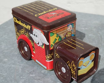 Vintage 70' candies Côte d'or tin box