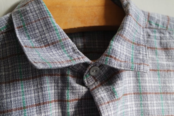 Chemise de de Chemise flanelle/chemise de travail/chemise de bûcheron gris-rouge-vert France vintage 70s 02af4a Chemise de de Chemise flanelle/chemise de travail/chemise de bûcheron gris-rouge-vert France vintage 70s 02af4a