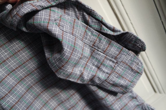 Chemise de de Chemise flanelle/chemise de travail/chemise de bûcheron gris-rouge-vert France vintage 70s 02af4a Chemise de de Chemise flanelle/chemise de travail/chemise de bûcheron gris-rouge-vert France vintage 70s 02af4a