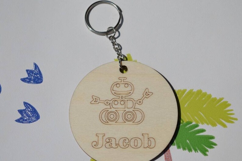 School Backpack Name Tags Children's Name Keyrings Back Etsy