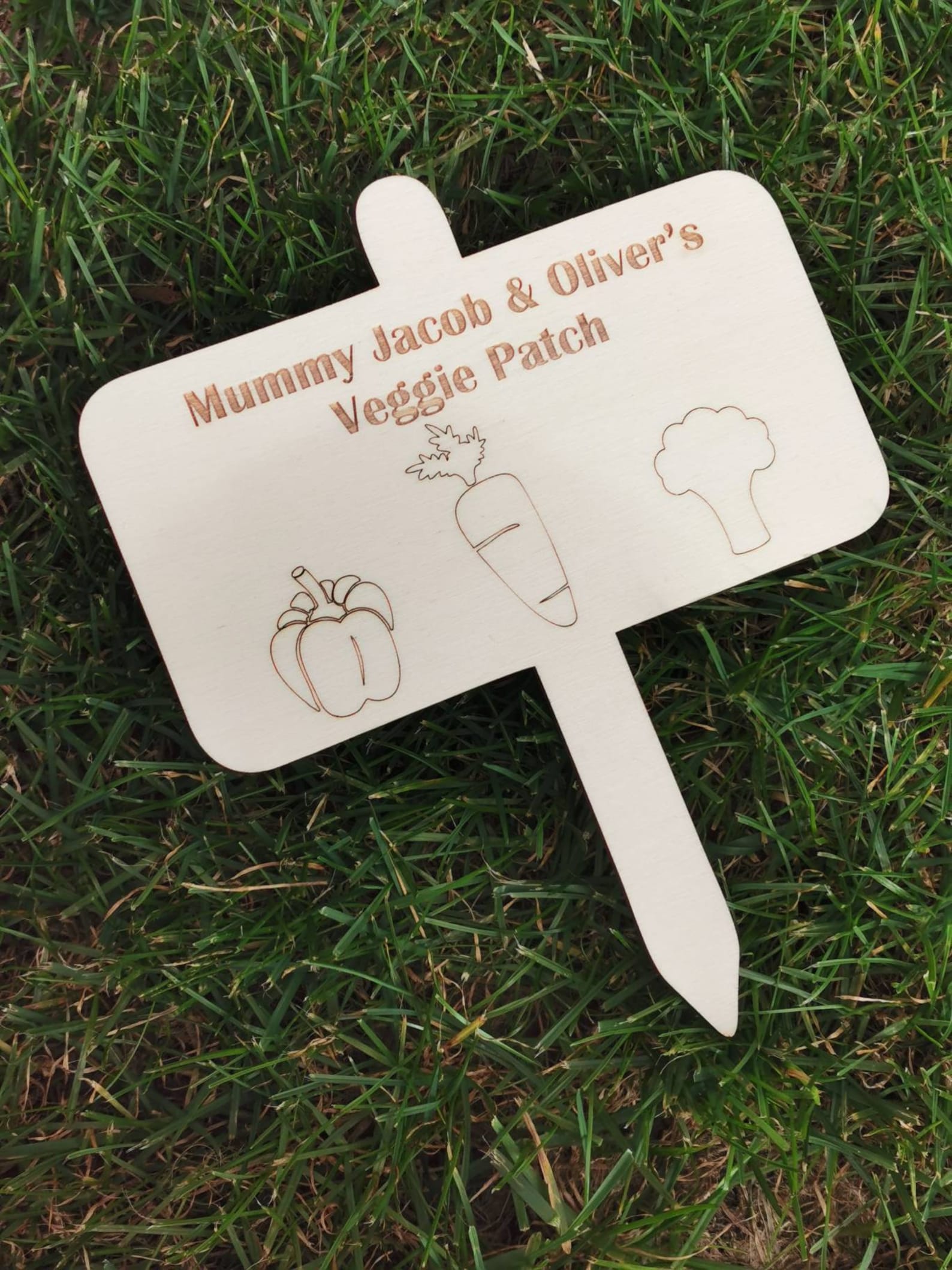 Allotment Sign Veggie Patch Sign Personalised Wooden Sign Etsy