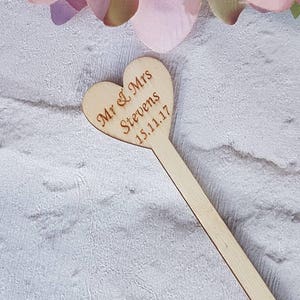 Cocktail Stirrers, Custom Stirrers, Wedding Decor, Drink Stirrers, Event Stirrers, Event Decor, Heart Stirrers, Swizzle Sticks.