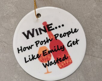 Personalised Wine Lover Hanging Sign