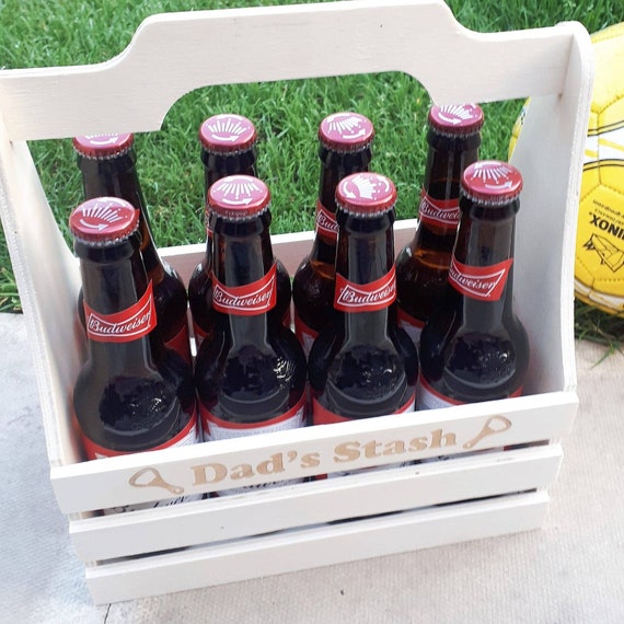 Personalised beer holder wooden beer carrier Groomsmen Beet Etsy
