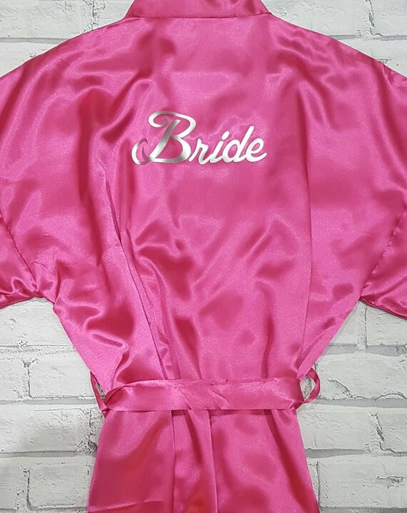 Pink bride robe Clearance