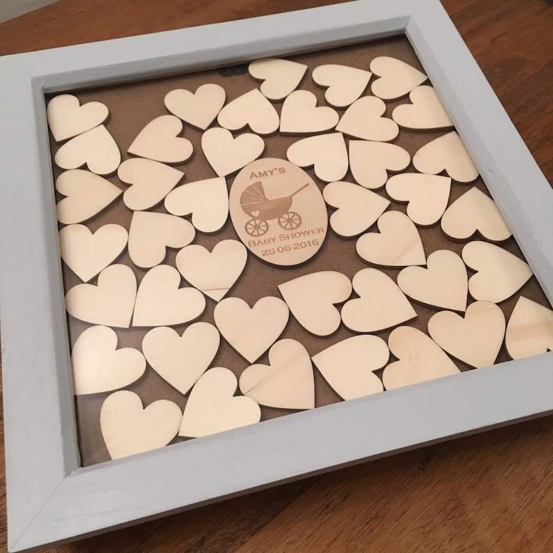 Baby Shower, Guest Book, Alternative, Gender Reveal, Keepsake, Christening Guestbook, Drop Top