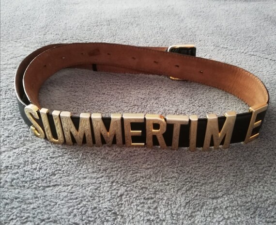 Moschino Belt 1990s