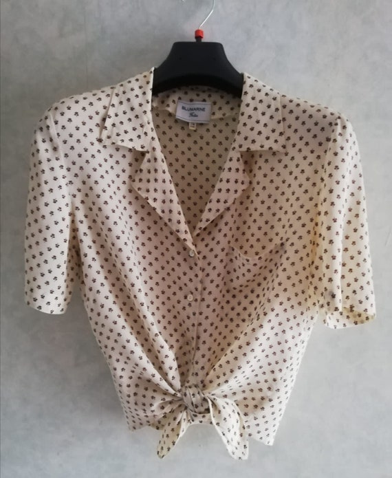 1980s Blumarine shirt