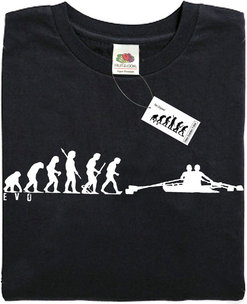 Mens evolution t shirt ape to man evolution tennis evolution t shirt