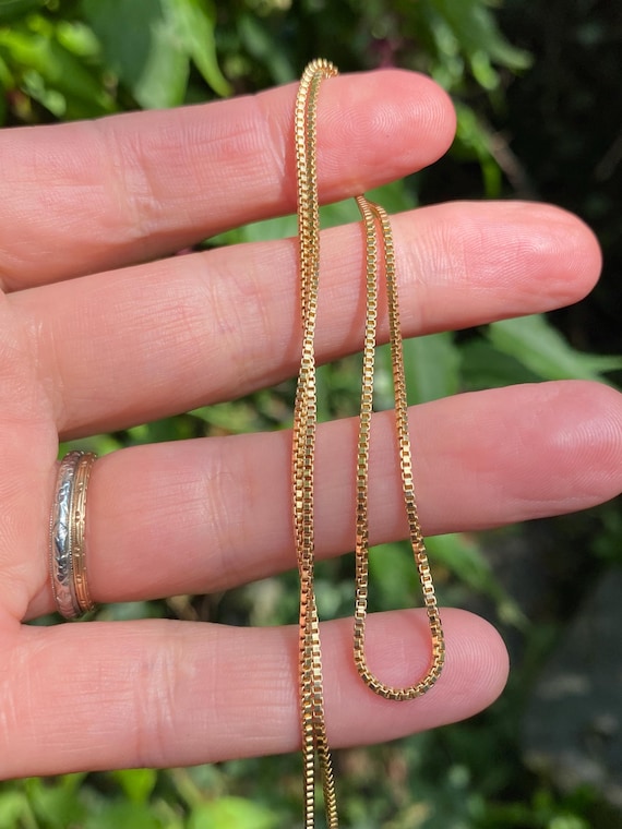 9ct box chain 9ct box chain