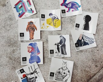 aesthetic stickers etsy