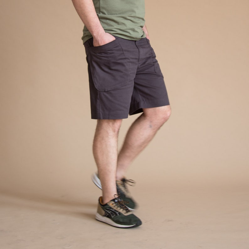 silk screen printed trousers zipper apparel Grey cargo shorts mens short pants designer shorts shorts with pockets