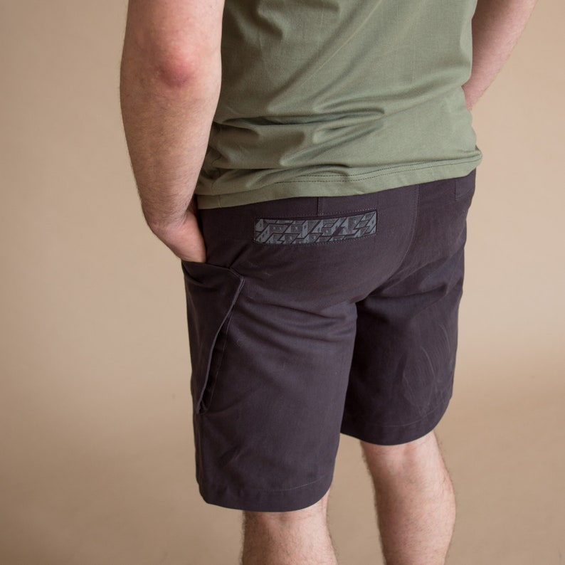 silk screen printed trousers zipper apparel Grey cargo shorts mens short pants designer shorts shorts with pockets