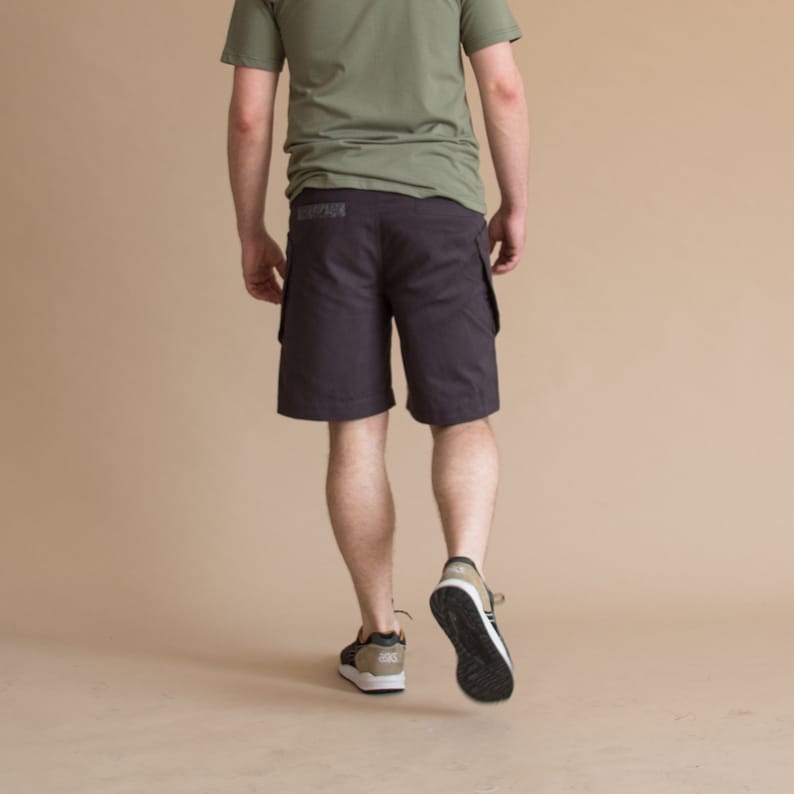 silk screen printed trousers zipper apparel Grey cargo shorts mens short pants designer shorts shorts with pockets