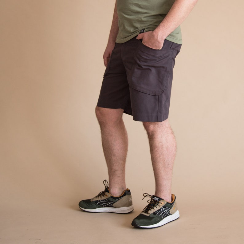 silk screen printed trousers zipper apparel Grey cargo shorts mens short pants designer shorts shorts with pockets