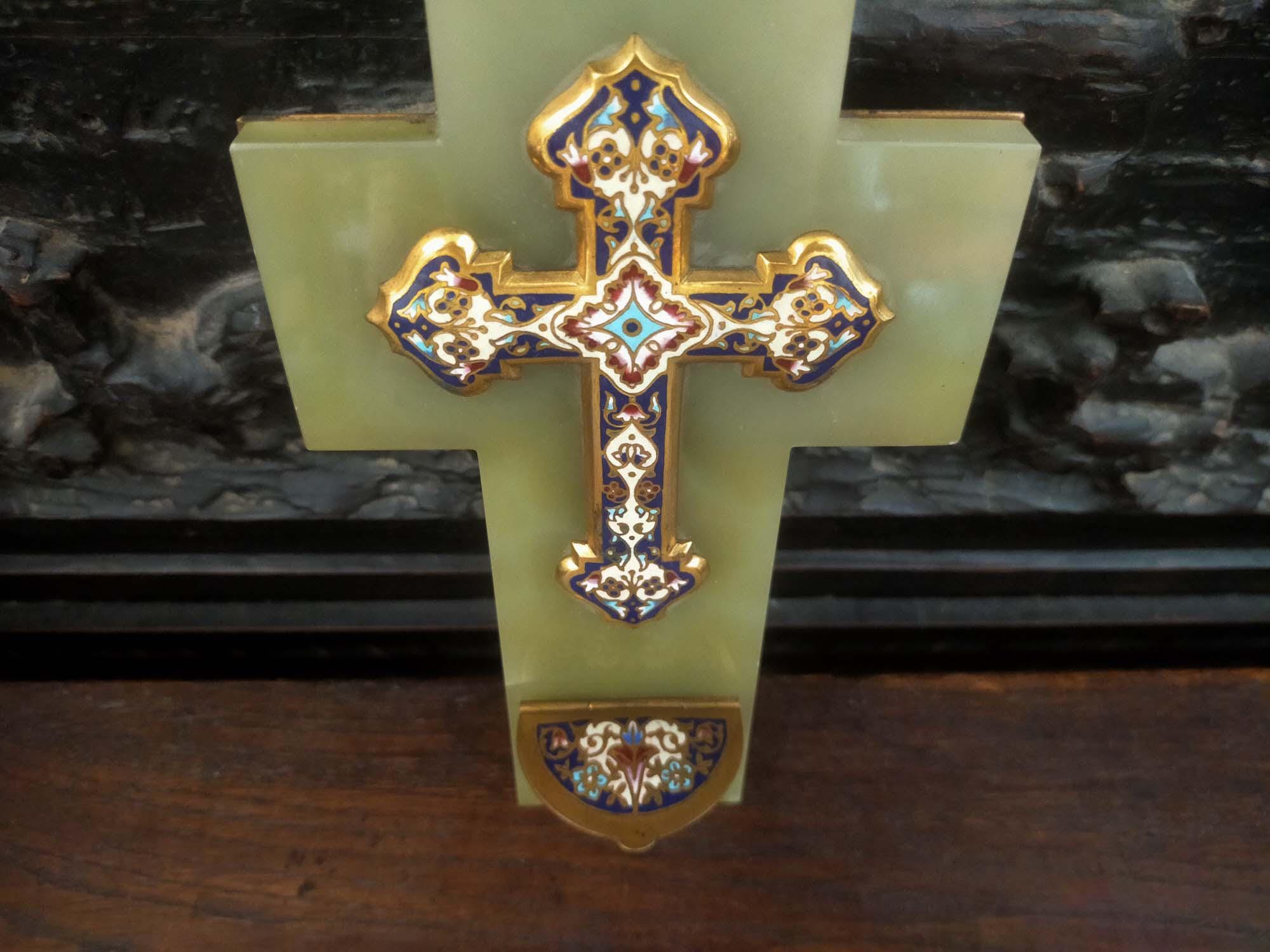 Vintage French holy water font. Old holy water font. Lourdes French onyx plaque, religious wall objects, vintage French religious.