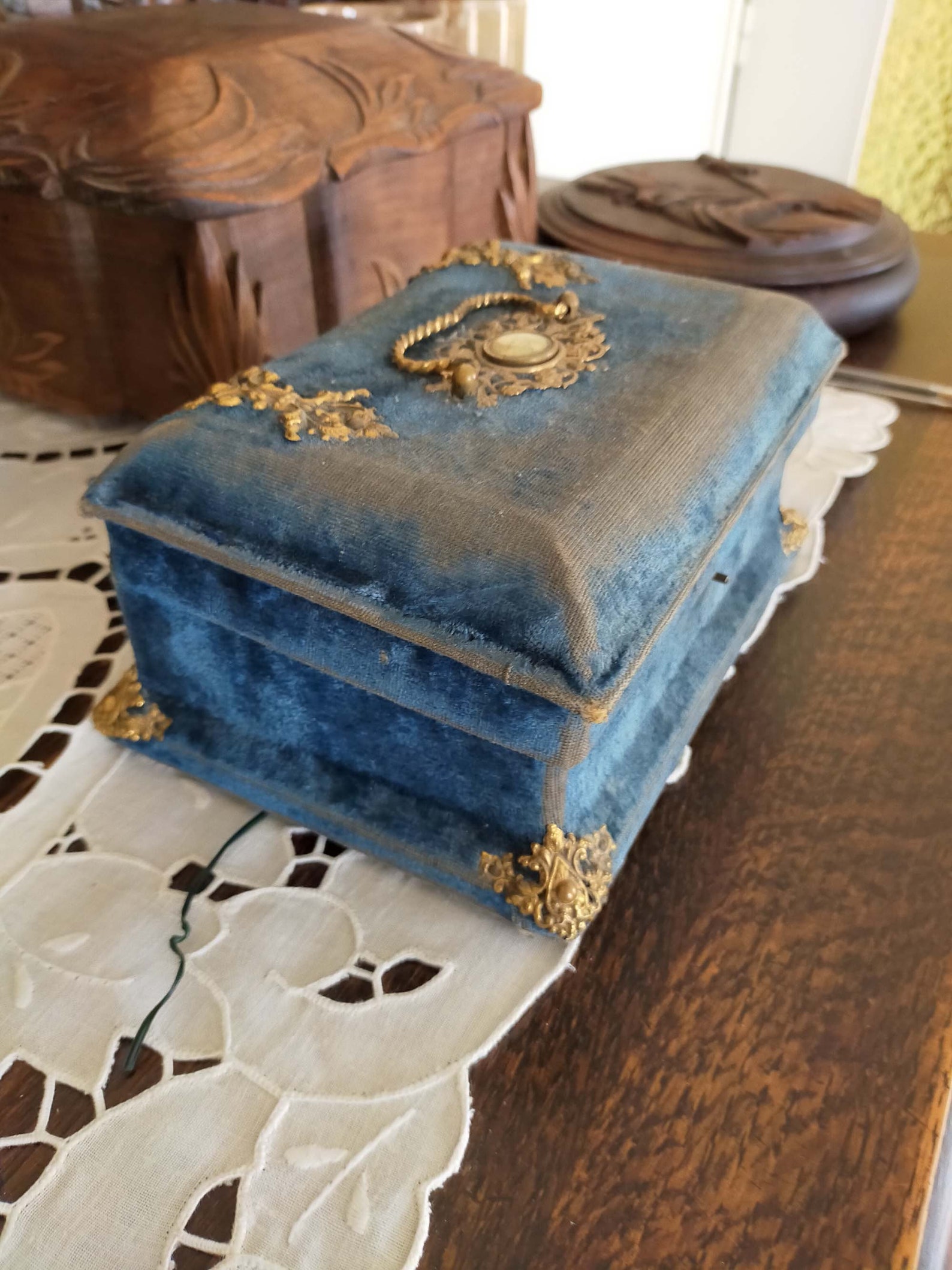 Former Jewelry Box. Expensive collection storage. Beautiful Etsy