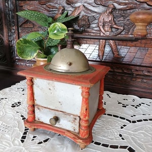 Vintage Coffee Grinder/Mill Mid Century,French Kitchen Vintage,Heritage of ancient times.souvenir of traditional French life.A02