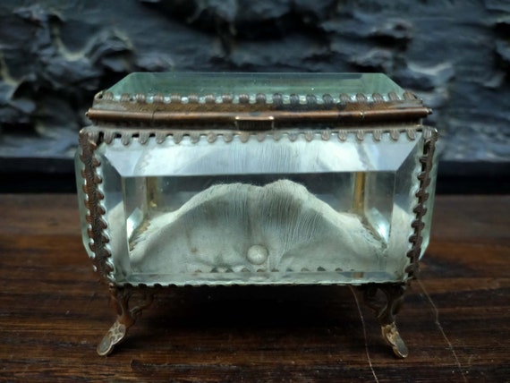 Vintage crystal box, LUX collection in crystal gl… - image 5