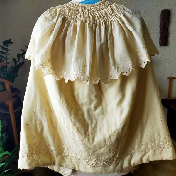 Vintage manteau Noble Française,manteau "merveille" pour petite fille de 3-5 an,Collection Rare,Souvenir de la vie tradition,Old Noble Cloak