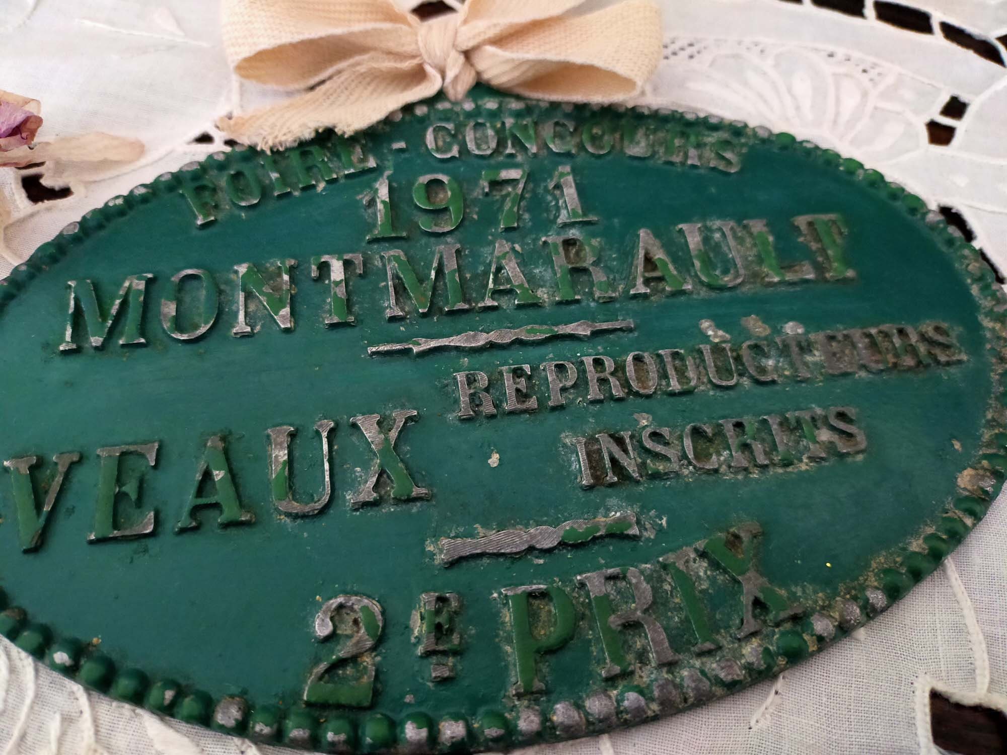 Lot De 43 Plaques De Concours Agricole – Récompense Hippique Et Autres – France