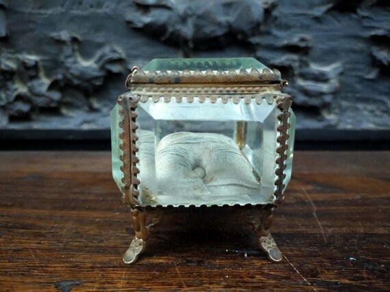 Vintage crystal box, LUX collection in crystal gl… - image 4