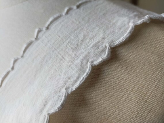 Romantic French cotton nightgown, Sleeveless paja… - image 6