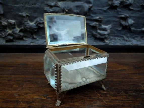 Vintage crystal box, LUX collection in crystal gl… - image 8