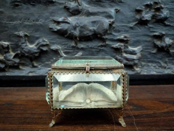 Vintage crystal box, LUX collection in crystal gl… - image 2