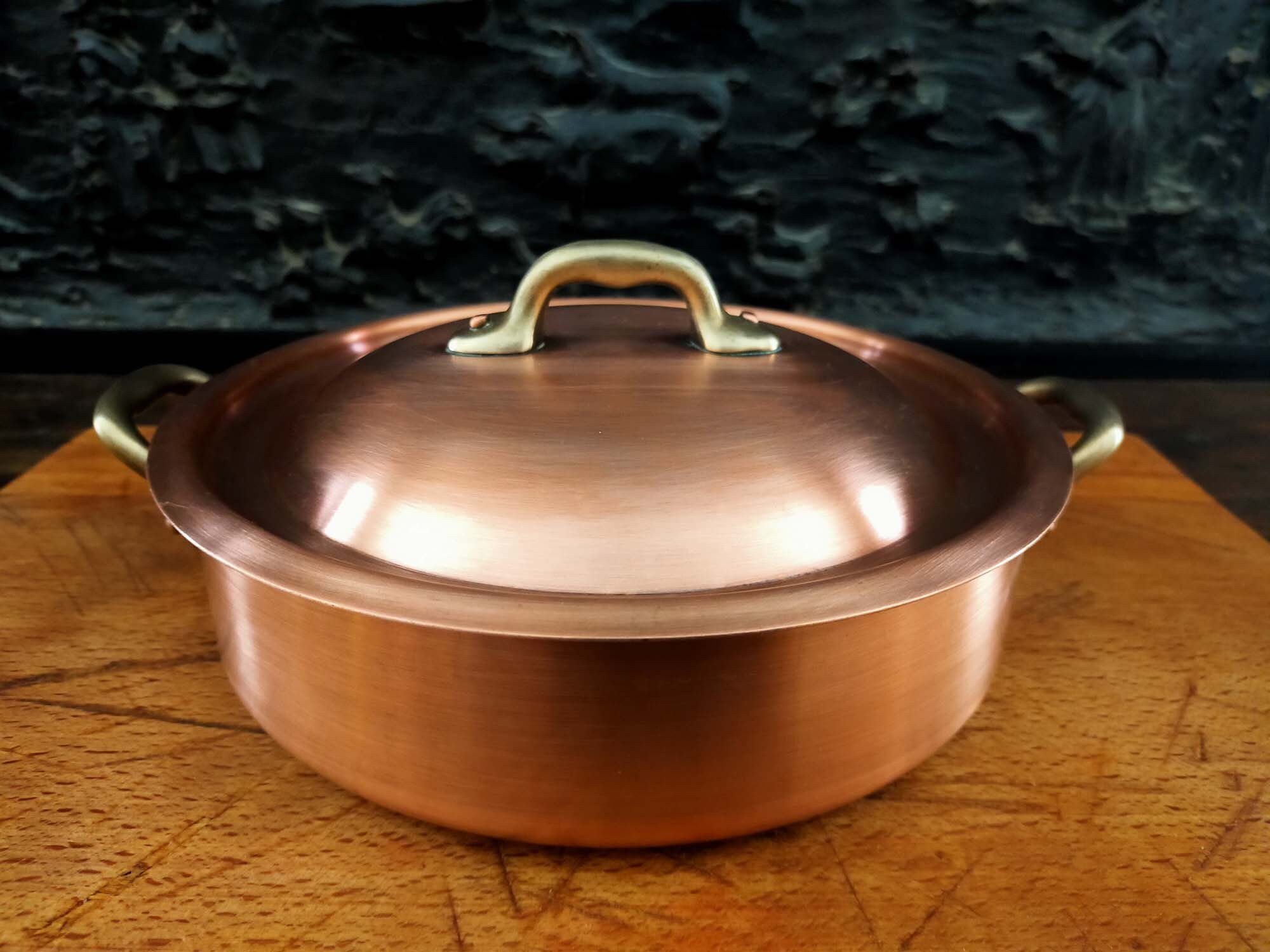 Vintage Pot En Cuivre,