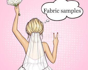 Wedding Dress Fabric Samples