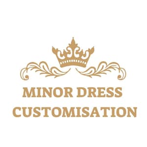 Minor wedding dress customisation