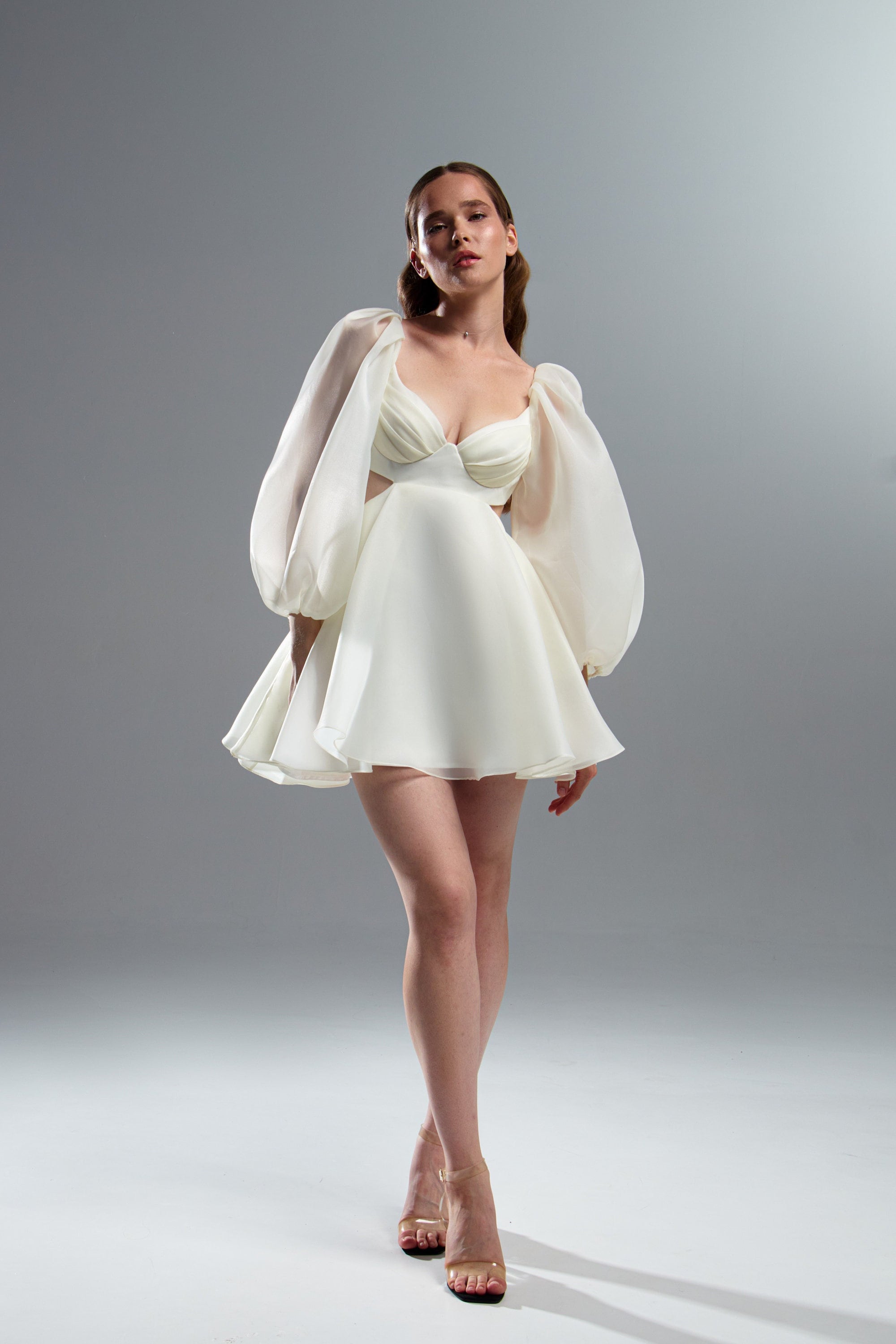 sachin and babi light blue dress Empire Tutu Dress