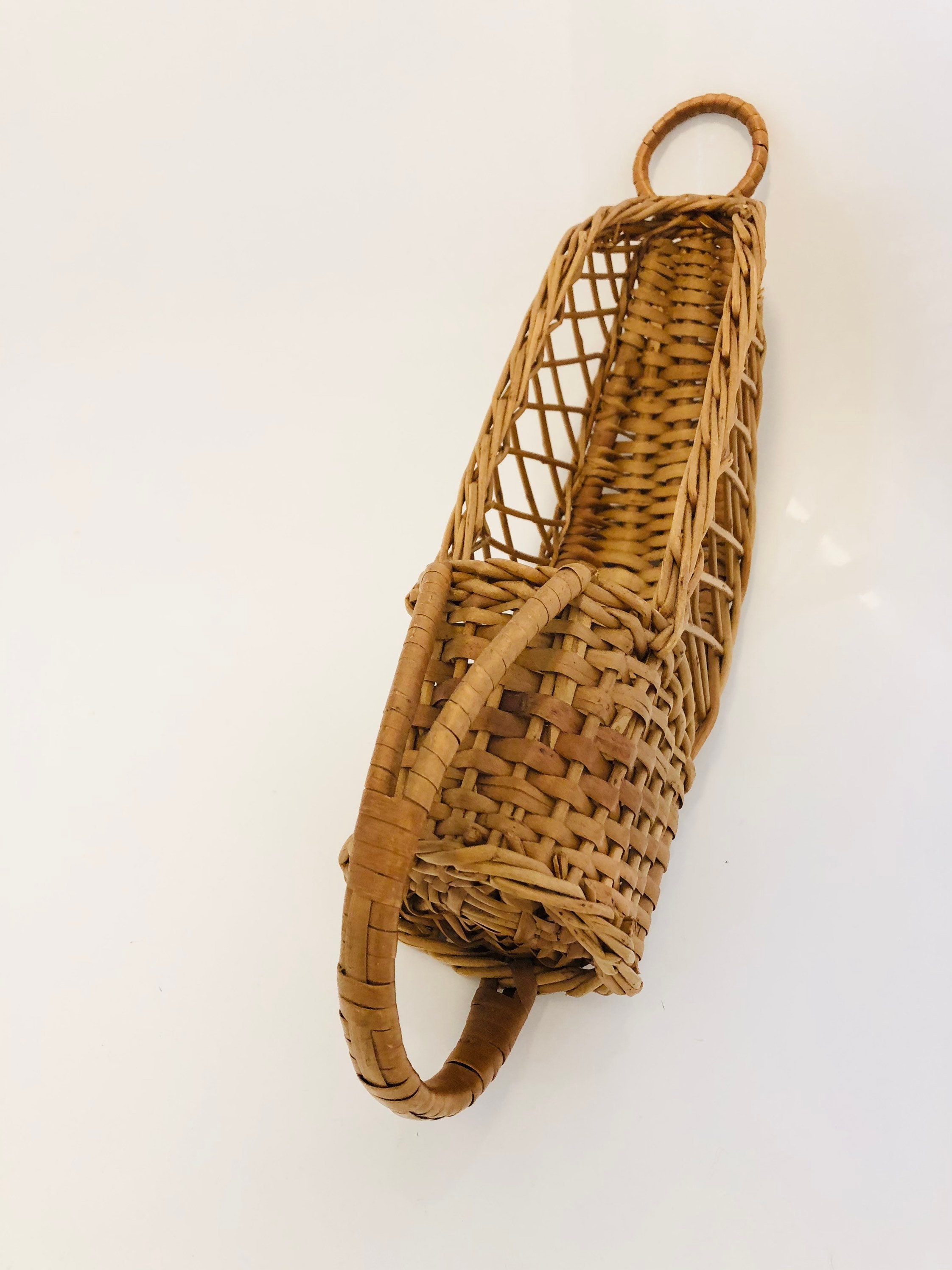 Wicker Wine Bottle Basket. Etsy