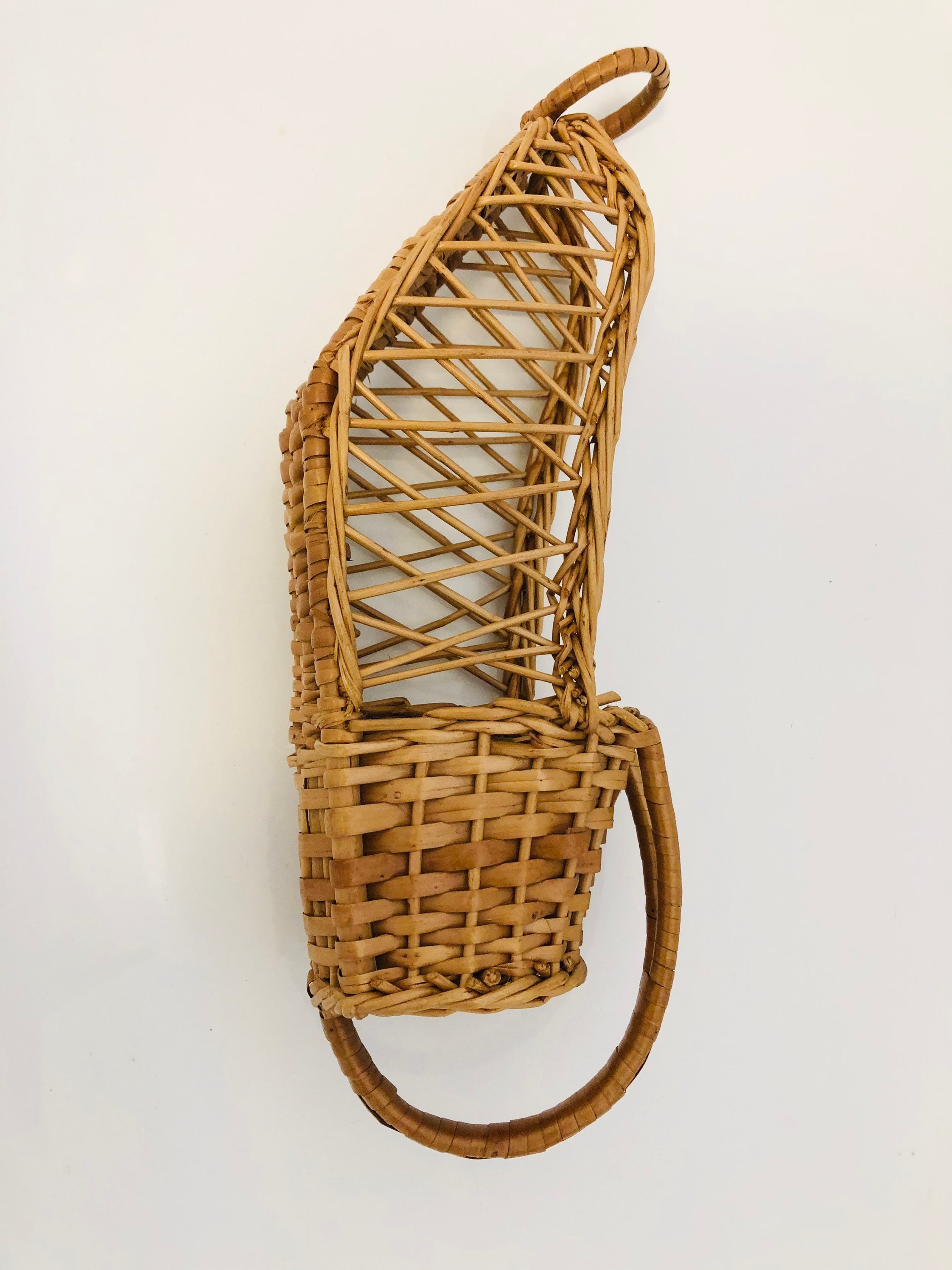 Wicker Wine Bottle Basket. Etsy