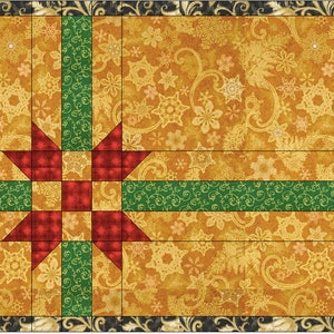 Placemats, Gift box with bow, PDF pattern image 7