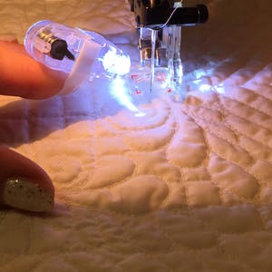 LED finger lights for free motion quilting, sewing, cleaning/repairing sewing machine, finding small parts, also party lights. WATERPROOF image 4