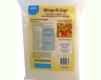 Natural Cotton Wrap-n-zap Batting in a Package, Pellon 