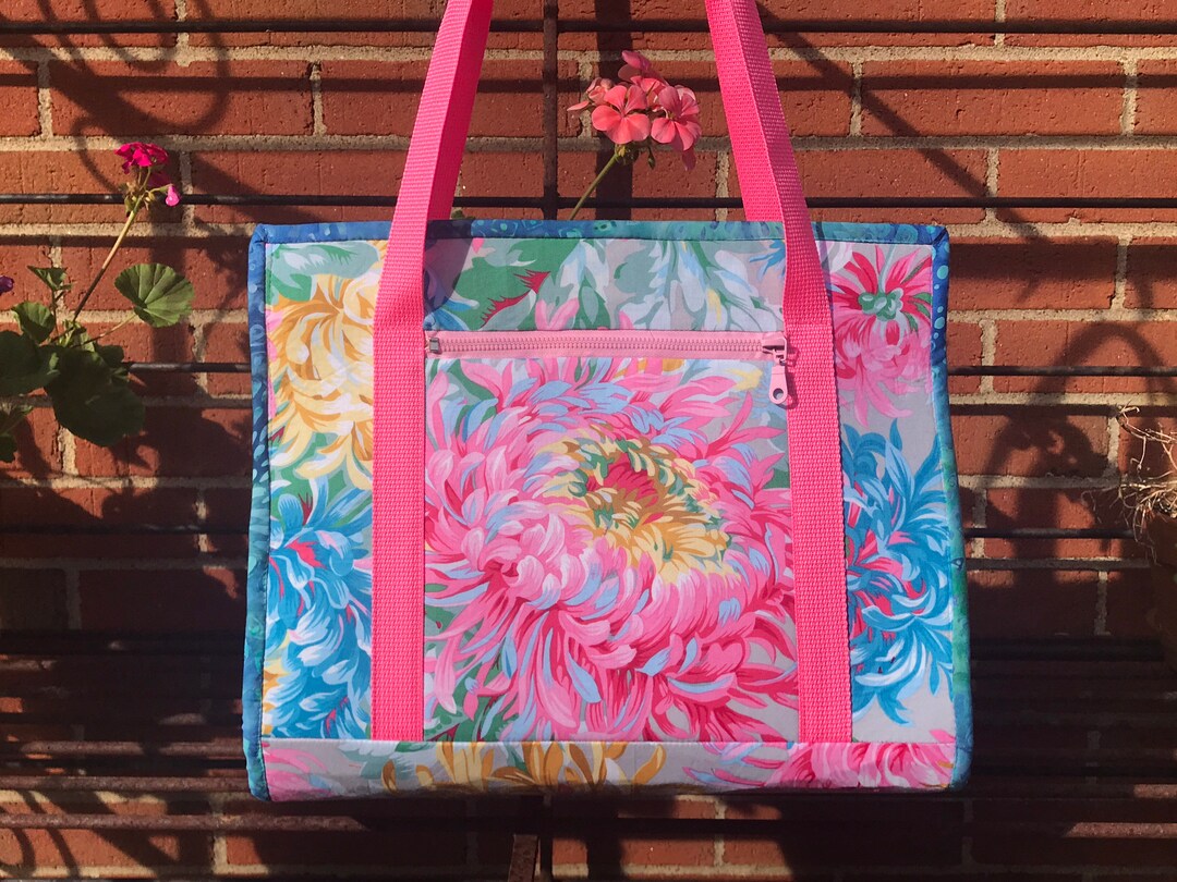 Ultimate Carry All Bag for Sewing, Quilting and Crafts, 14 Wide, 18 Pockets, Ironing Pad, Sleeve