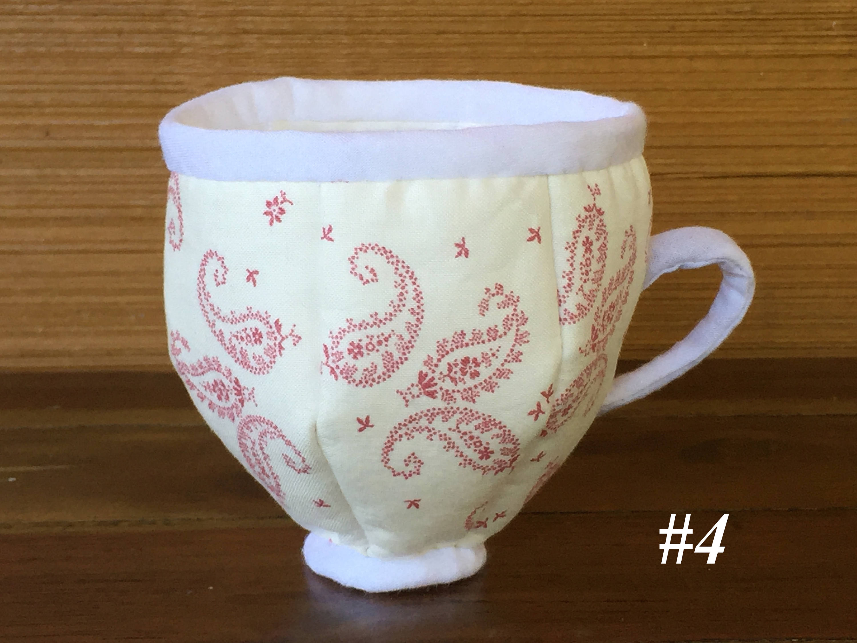 Cotton Porcelain Tea/coffee Cups Made of Fabrics PDF Etsy