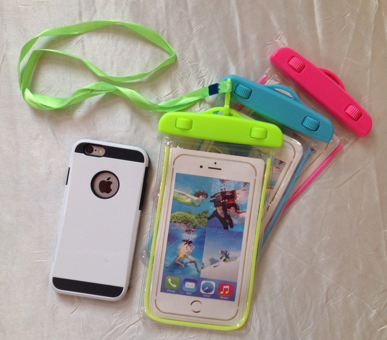 Waterproof cell phone case two types with knobs and ziplocks Etsy