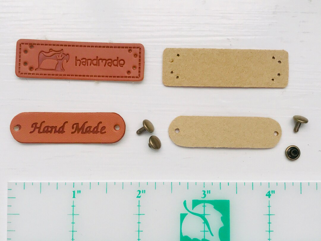 Labels for Handmade Bags Purses Totes Etc. PU Leather Set Etsy