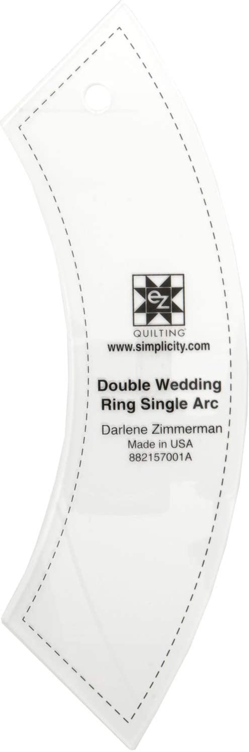 Double Wedding Ring Solid Arc Quilting Template by EZ quilting Etsy