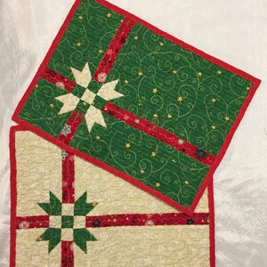 Placemats, Gift box with bow, PDF pattern image 3