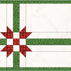 Placemats, Gift box with bow, PDF pattern image 9