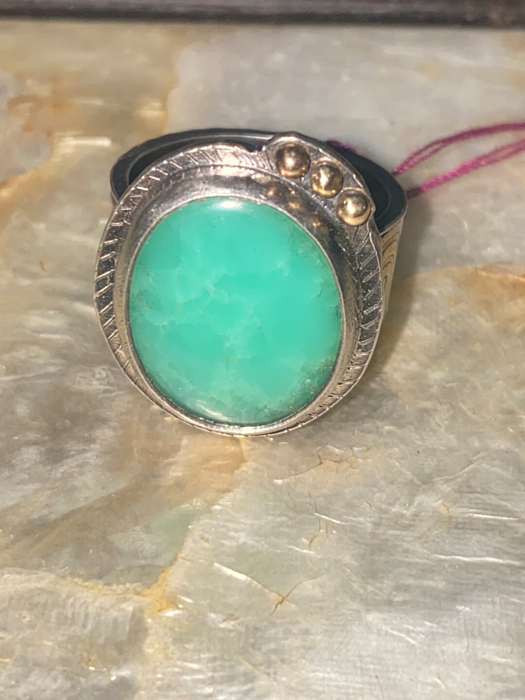 241 Chrysoprase Dragon Ring main image 1