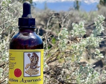 Golden Ayurvedic hair oil™ / hair restoration oil /anti-hair fall, helps inflamed scalp, all hair types