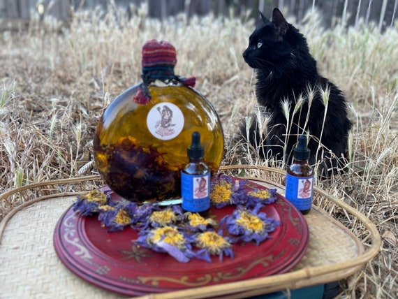 Egyptian Blue Lotus Tincture (potent Infusion)/ 3rd Eye Activation/ Crown  Chakra